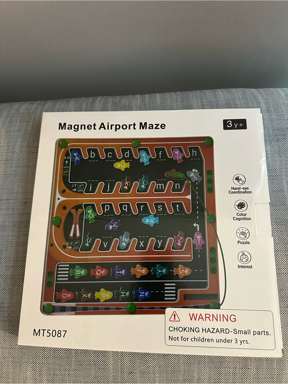 Magnet Airport Maze - Educational Magnetic Maze Toy (Multicolor)